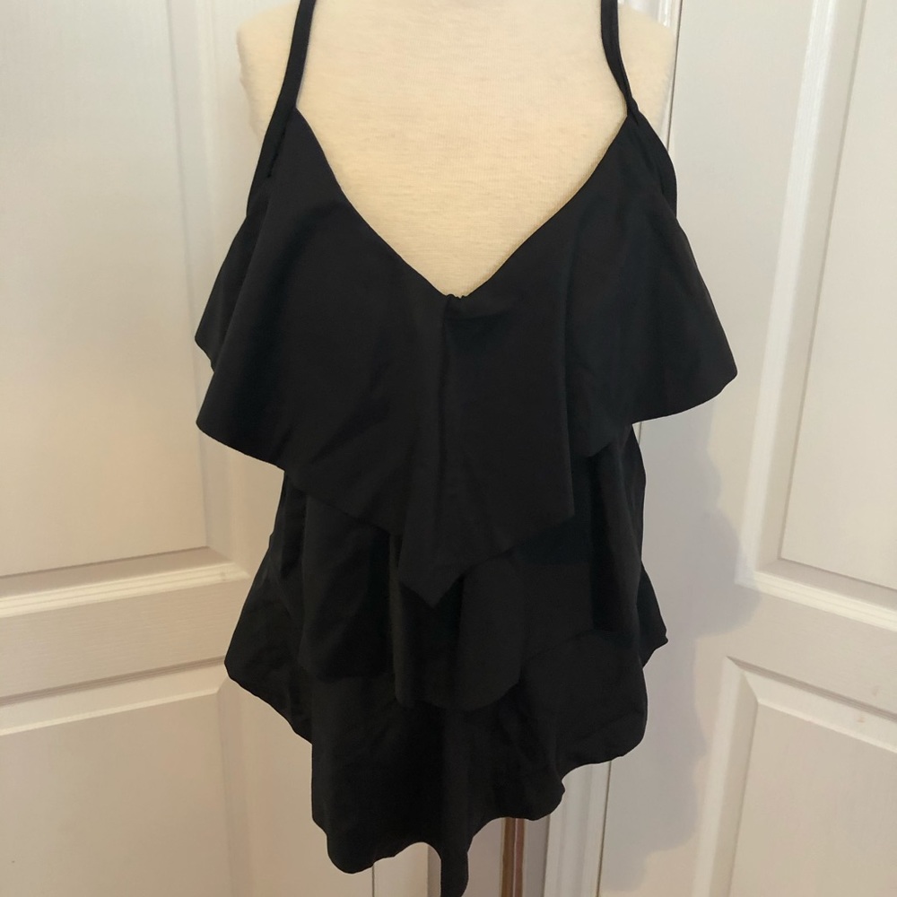 Black tankini swim wear